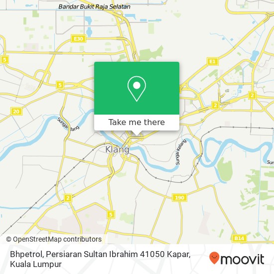 Bhpetrol, Persiaran Sultan Ibrahim 41050 Kapar map