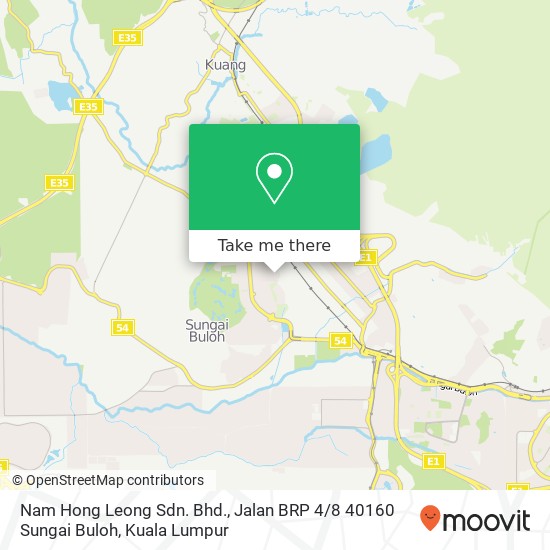 Nam Hong Leong Sdn. Bhd., Jalan BRP 4 / 8 40160 Sungai Buloh map