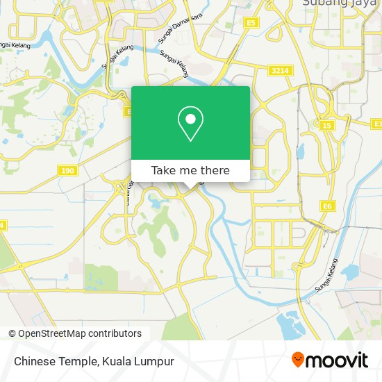 Chinese Temple map