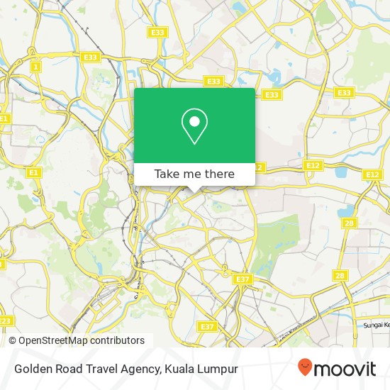 Golden Road Travel Agency map