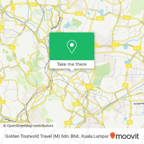 Golden Tourwold Travel (M) Sdn. Bhd. map