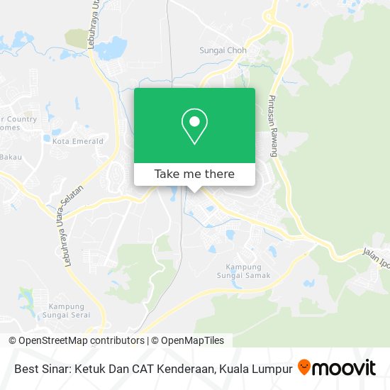 Peta Best Sinar: Ketuk Dan CAT Kenderaan