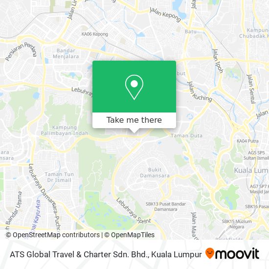 ATS Global Travel & Charter Sdn. Bhd. map