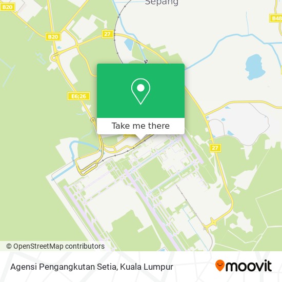 Agensi Pengangkutan Setia map