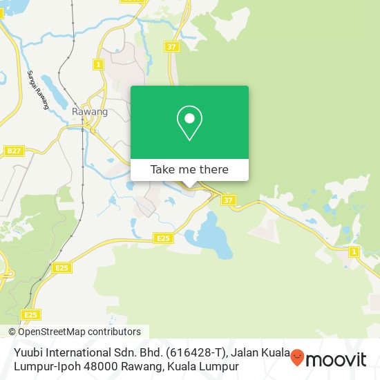 Yuubi International Sdn. Bhd. (616428-T), Jalan Kuala Lumpur-Ipoh 48000 Rawang map