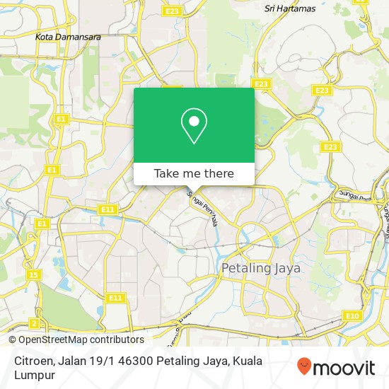 Citroen, Jalan 19 / 1 46300 Petaling Jaya map