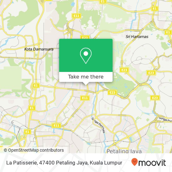 Peta La Patisserie, 47400 Petaling Jaya