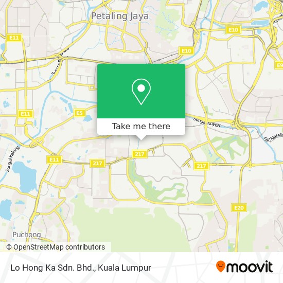 Lo Hong Ka Sdn. Bhd. map