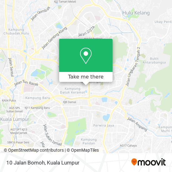 10 Jalan Bomoh map