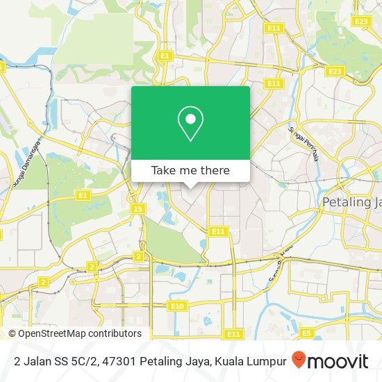 2 Jalan SS 5C / 2, 47301 Petaling Jaya map