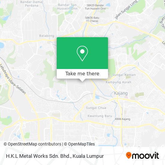H.K.L Metal Works Sdn. Bhd. map