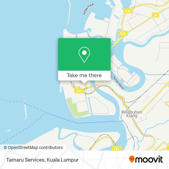 Tamaru Services map