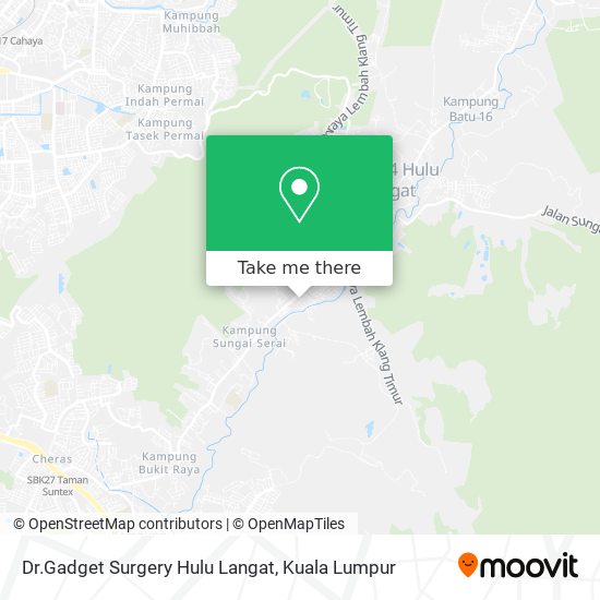 Peta Dr.Gadget Surgery Hulu Langat
