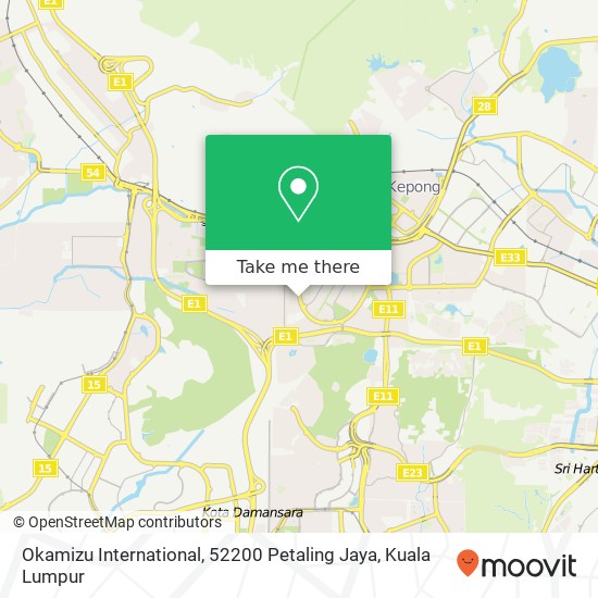 Okamizu International, 52200 Petaling Jaya map