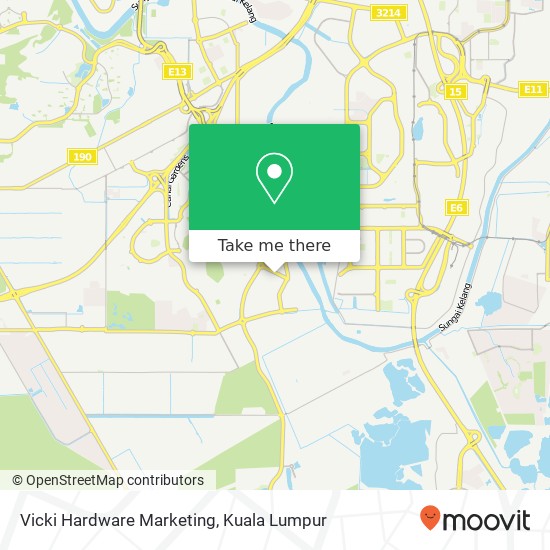 Vicki Hardware Marketing map