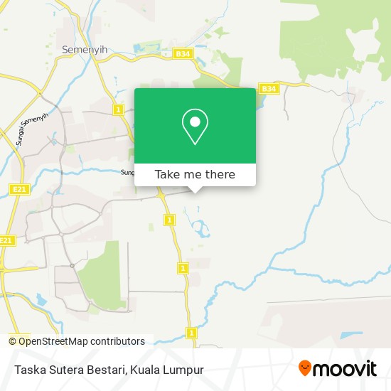 Taska Sutera Bestari map