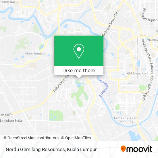 Gerdu Gemilang Resources map