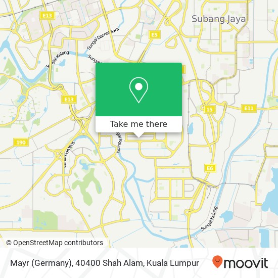 Mayr (Germany), 40400 Shah Alam map