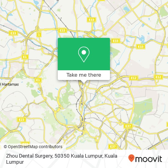 Zhou Dental Surgery, 50350 Kuala Lumpur map