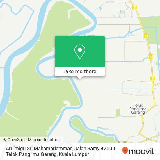 Arulmigu Sri Mahamariamman, Jalan Samy 42500 Telok Panglima Garang map
