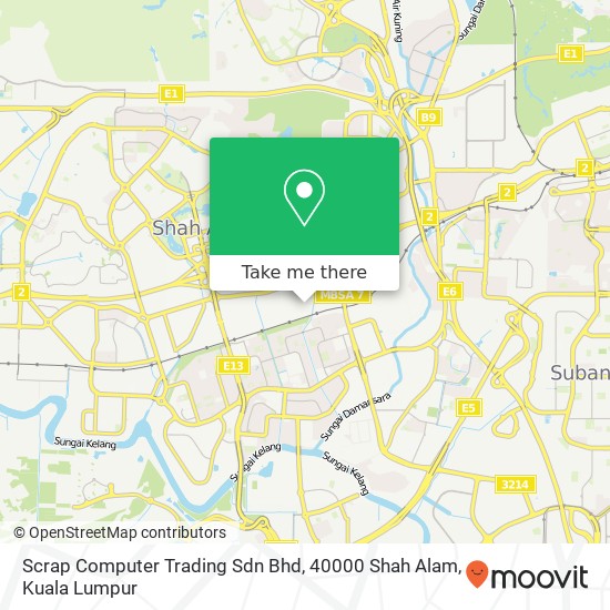 Scrap Computer Trading Sdn Bhd, 40000 Shah Alam map