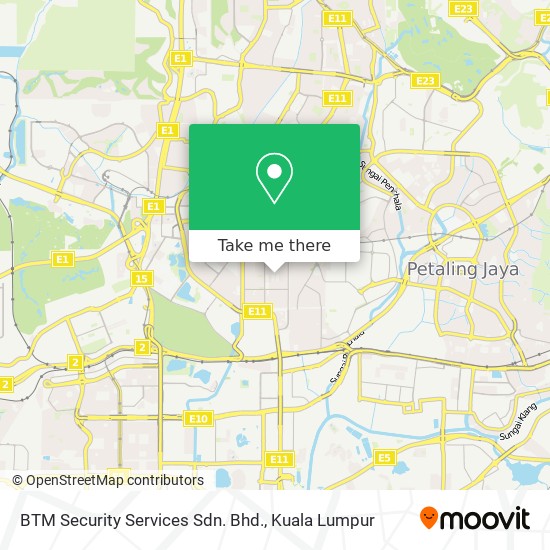 BTM Security Services Sdn. Bhd. map