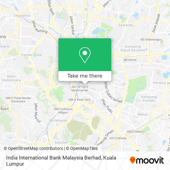 Peta India International Bank Malaysia Berhad