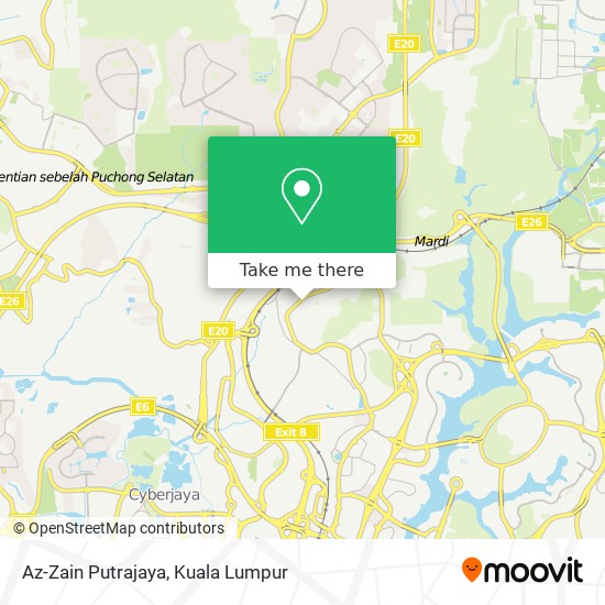 Az-Zain Putrajaya map