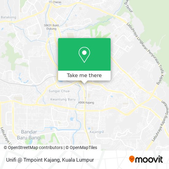Unifi @ Tmpoint Kajang map