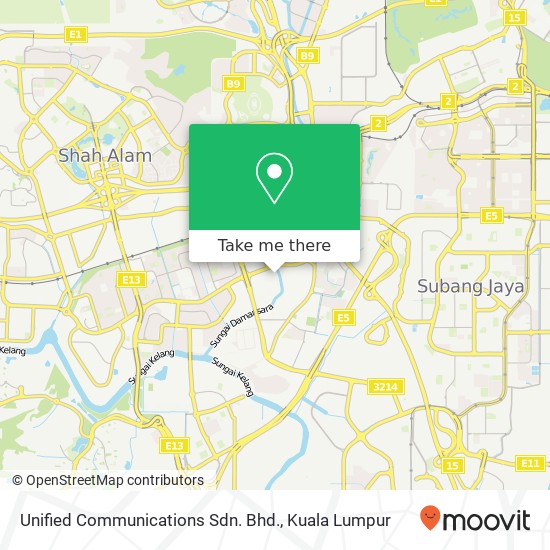 Unified Communications Sdn. Bhd. map