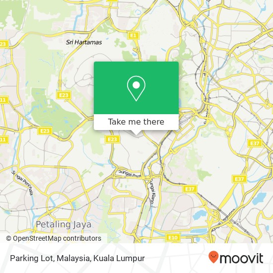Peta Parking Lot, Malaysia