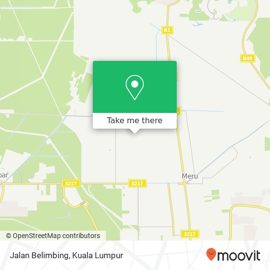Peta Jalan Belimbing, 42200 Kapar