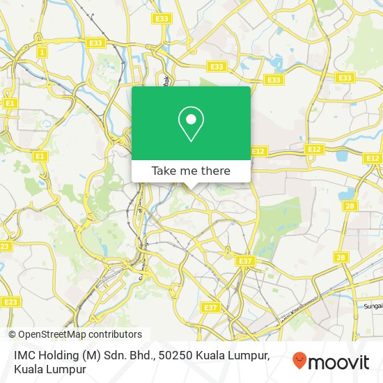 IMC Holding (M) Sdn. Bhd., 50250 Kuala Lumpur map