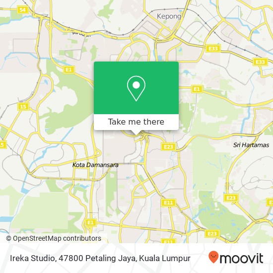 Ireka Studio, 47800 Petaling Jaya map