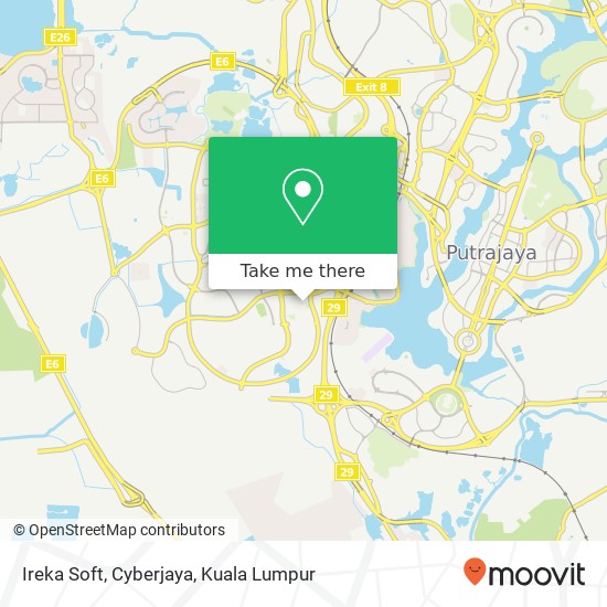 Ireka Soft, Cyberjaya map