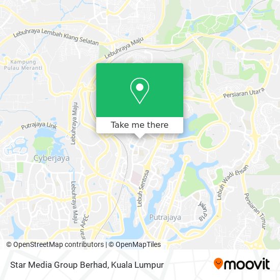 Star Media Group Berhad map