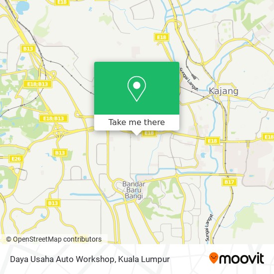 Daya Usaha Auto Workshop map