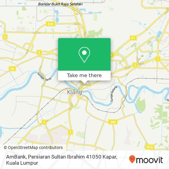 AmBank, Persiaran Sultan Ibrahim 41050 Kapar map