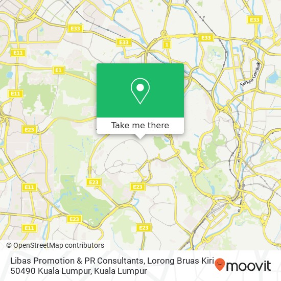 Libas Promotion & PR Consultants, Lorong Bruas Kiri 50490 Kuala Lumpur map