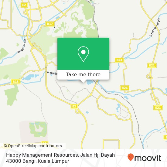 Happy Management Resources, Jalan Hj. Dayah 43000 Bangi map