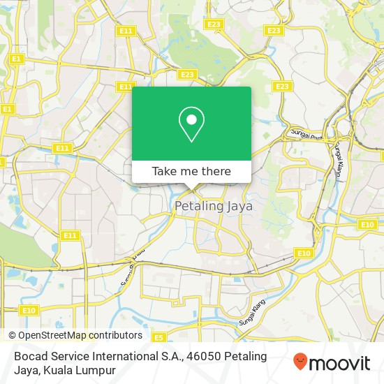 Bocad Service International S.A., 46050 Petaling Jaya map