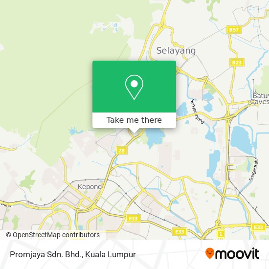 Promjaya Sdn. Bhd. map