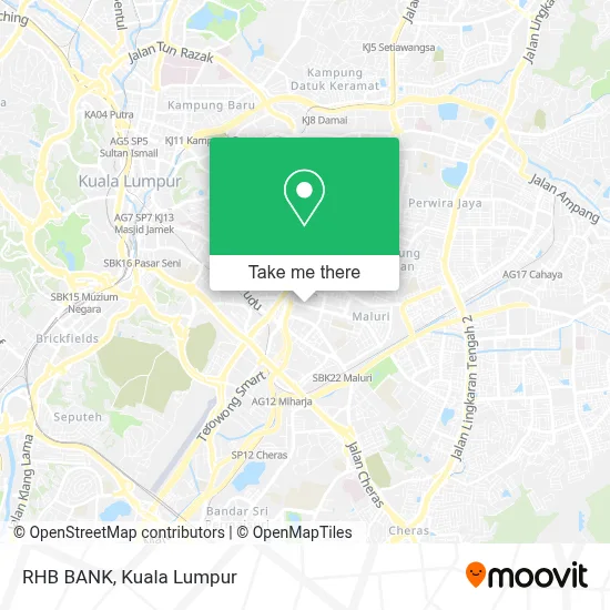 RHB BANK map