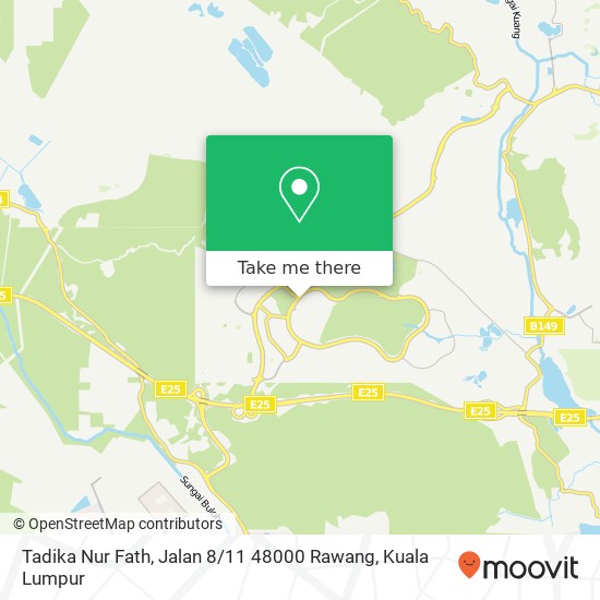 Tadika Nur Fath, Jalan 8 / 11 48000 Rawang map