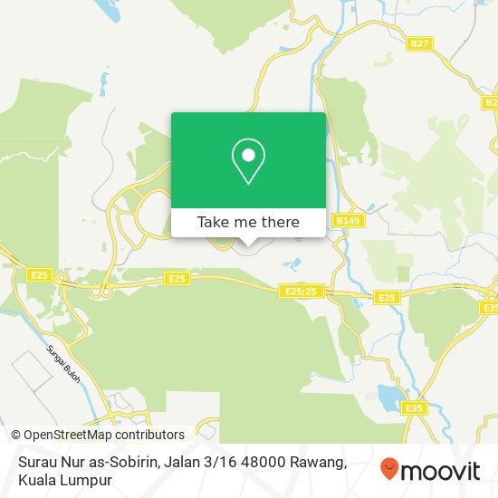 Surau Nur as-Sobirin, Jalan 3 / 16 48000 Rawang map
