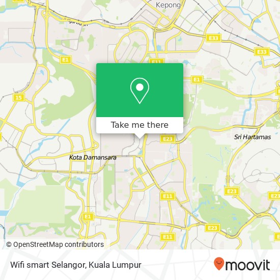 Wifi smart Selangor map