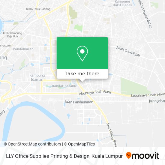 LLY Office Supplies Printing & Design map