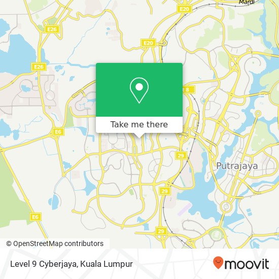 Level 9 Cyberjaya map