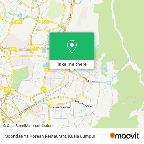 Soondae Ya Korean Restaurant map