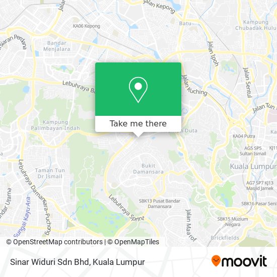 Sinar Widuri Sdn Bhd map